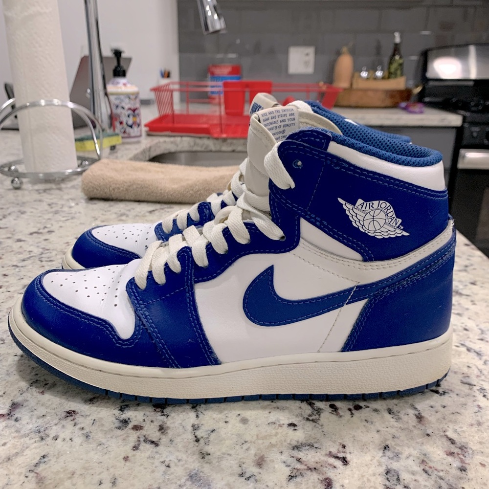 Air Jordan 1 High OG BG Storm Blue 6Y